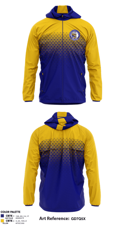 Lakeview Leadership Academy Cheer Windbreaker - 2