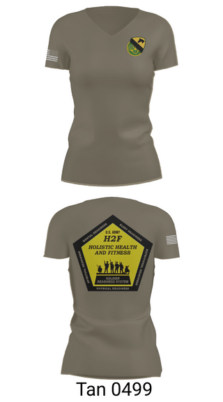 Womens Short Sleeve Vneck Shirt, 1st Cav 3CR, , Teamtime, Team time, sublimation, custom sports apparel, team uniforms, spirit wear, spiritwear, sports uniforms, custom shirts, team store, custom team store, fundraiser sports, apparel fundraiser