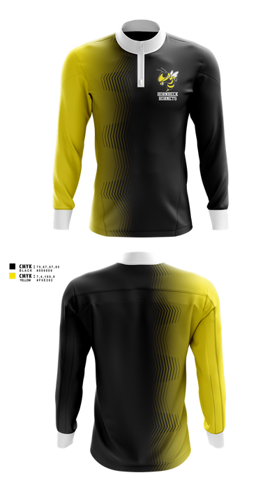 Hornbeck Lady Hornets 8637101 Quarter Zip Jacket - 2