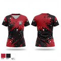 New Horizon Academy Bulldogs 82158122 Women's Short Sleeve V-neck Shirt - 1