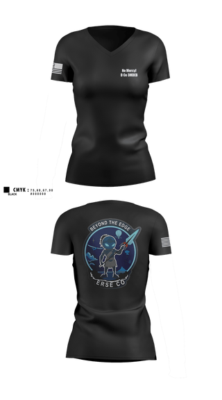 Womens Short Sleeve Vneck Shirt, ERSE Company, Army, Teamtime, Team time, sublimation, custom sports apparel, team uniforms, spirit wear, spiritwear, sports uniforms, custom shirts, team store, custom team store, fundraiser sports, apparel fundraiser