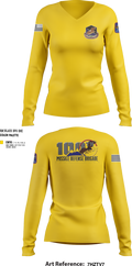 100th Missile Defense Brigade 43971287 Women's Long Sleeve V-neck Shirt - 101
