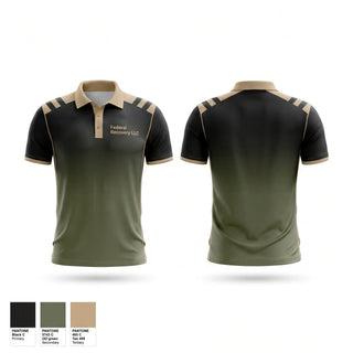 Short Sleeve Performance Polo, Federal Recovery LLC, Marines, Teamtime, Team time, sublimation, custom sports apparel, team uniforms, spirit wear, spiritwear, sports uniforms, custom shirts, team store, custom team store, fundraiser sports, apparel fundraiser
