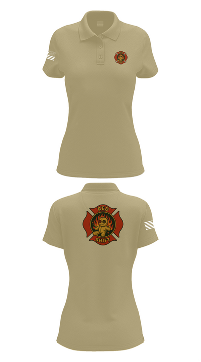City of Lake Geneva Fire Department 76395935 Women's Short Sleeve Performance Polo  - 95