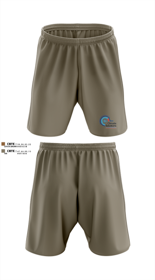 Athletic Shorts With Pockets, Climate Solutions Air conditioning & Refrigeration LLC, , Teamtime, Team time, sublimation, custom sports apparel, team uniforms, spirit wear, spiritwear, sports uniforms, custom shirts, team store, custom team store, fundraiser sports, apparel fundraiser