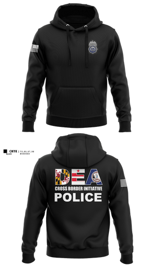Hoodie, DEA DC 45, Police, Teamtime, Team time, sublimation, custom sports apparel, team uniforms, spirit wear, spiritwear, sports uniforms, custom shirts, team store, custom team store, fundraiser sports, apparel fundraiser