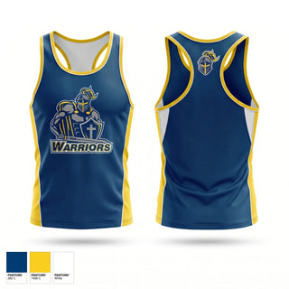Mens Track Singlet, Danville Christian Academy, Cross Country, Teamtime, Team time, sublimation, custom sports apparel, team uniforms, spirit wear, spiritwear, sports uniforms, custom shirts, team store, custom team store, fundraiser sports, apparel fundraiser