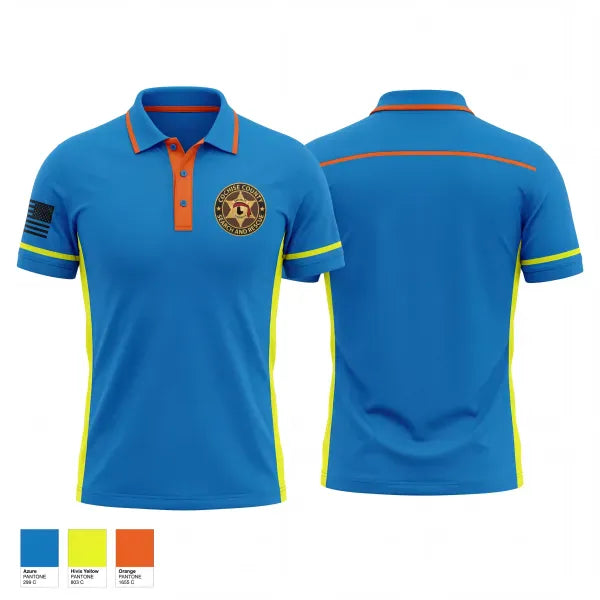 Short Sleeve Performance Polo, Cochise County Search and Rescue, EMS/EMT, Teamtime, Team time, sublimation, custom sports apparel, team uniforms, spirit wear, spiritwear, sports uniforms, custom shirts, team store, custom team store, fundraiser sports, apparel fundraiser