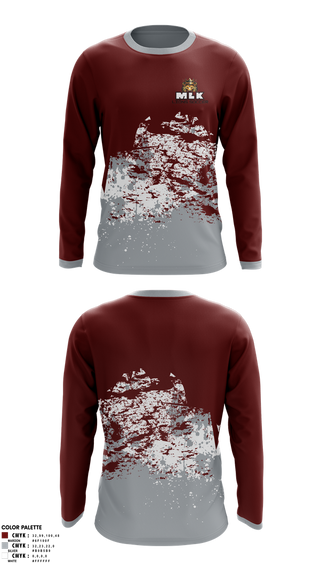 Long Sleeve Performance Shirt, MLK Lions Soccer, Men's Soccer, Teamtime, Team time, sublimation, custom sports apparel, team uniforms, spirit wear, spiritwear, sports uniforms, custom shirts, team store, custom team store, fundraiser sports, apparel fundraiser