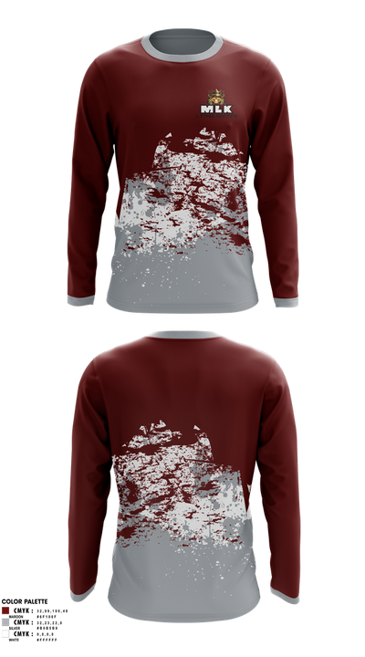 MLK Lions Soccer 87090357 Long Sleeve Performance Shirt 1