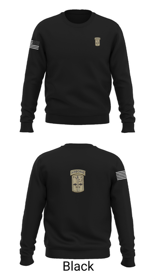 Crew Neck Sweatshirt, C co 4/327th INF BN, , Teamtime, Team time, sublimation, custom sports apparel, team uniforms, spirit wear, spiritwear, sports uniforms, custom shirts, team store, custom team store, fundraiser sports, apparel fundraiser