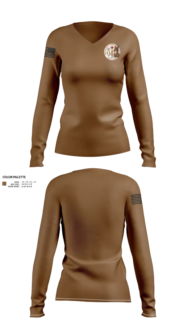 Womens Long Sleeve Vneck Shirt, Tripler Kilape, , Teamtime, Team time, sublimation, custom sports apparel, team uniforms, spirit wear, spiritwear, sports uniforms, custom shirts, team store, custom team store, fundraiser sports, apparel fundraiser