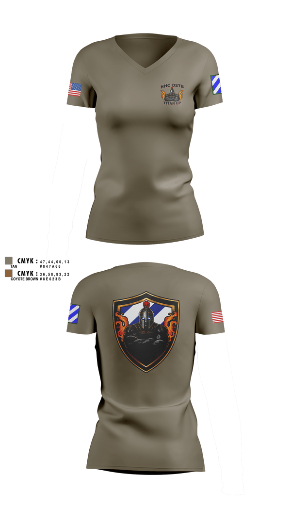 Womens Short Sleeve Vneck Shirt, DSTB, 3DSB, Army, Teamtime, Team time, sublimation, custom sports apparel, team uniforms, spirit wear, spiritwear, sports uniforms, custom shirts, team store, custom team store, fundraiser sports, apparel fundraiser