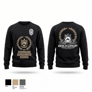 Crew Neck Sweatshirt, Backdrop Protection Group, , Teamtime, Team time, sublimation, custom sports apparel, team uniforms, spirit wear, spiritwear, sports uniforms, custom shirts, team store, custom team store, fundraiser sports, apparel fundraiser