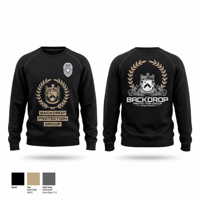 Backdrop Protection Group 60239220 Crew Neck Sweatshirt - 1