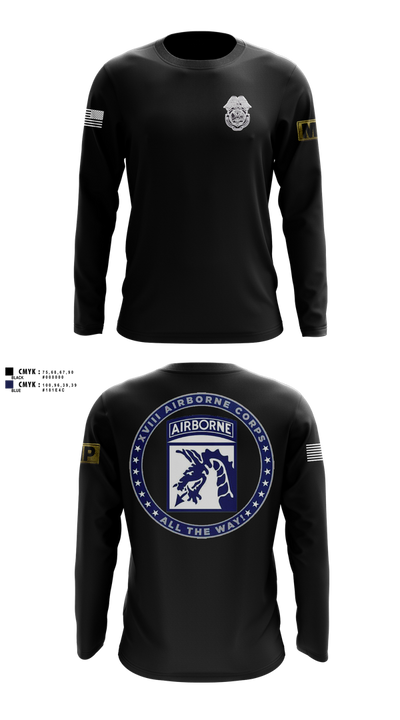 Fort Bragg Law Enforcement Company 16198473 Long Sleeve Performance Shirt 2