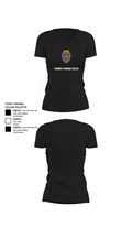 Tohono O’odham police 32591273 Women's Short Sleeve V-neck Shirt - 23