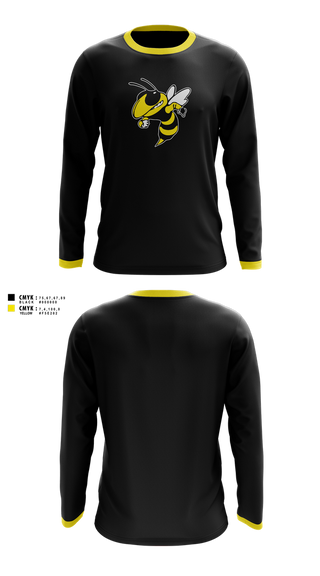 Long Sleeve Performance Shirt, Hornbeck Lady Hornets, Softball, Teamtime, Team time, sublimation, custom sports apparel, team uniforms, spirit wear, spiritwear, sports uniforms, custom shirts, team store, custom team store, fundraiser sports, apparel fundraiser