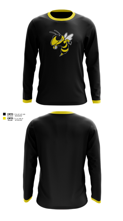 Hornbeck Lady Hornets 8637101 Long Sleeve Performance Shirt 2