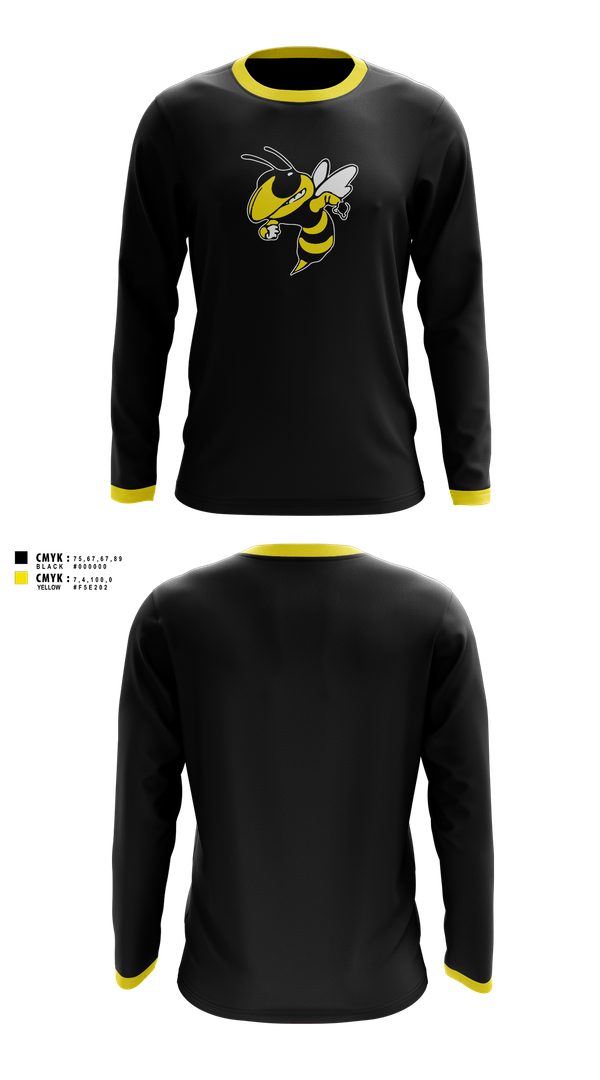 Long Sleeve Performance Shirt, Hornbeck Lady Hornets, Softball, Teamtime, Team time, sublimation, custom sports apparel, team uniforms, spirit wear, spiritwear, sports uniforms, custom shirts, team store, custom team store, fundraiser sports, apparel fundraiser