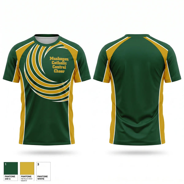Muskegon Catholic Central Cheer Short Sleeve Performance Shirt - 3