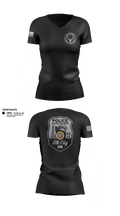 Elk City Police Department 9405883 Women's Short Sleeve V-neck Shirt - 21