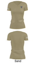 Marine Corps Police Department 73062733 Women's Short Sleeve V-neck Shirt - 88