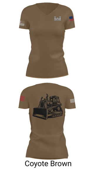 Womens Short Sleeve Vneck Shirt, A co 229th Heavy, , Teamtime, Team time, sublimation, custom sports apparel, team uniforms, spirit wear, spiritwear, sports uniforms, custom shirts, team store, custom team store, fundraiser sports, apparel fundraiser