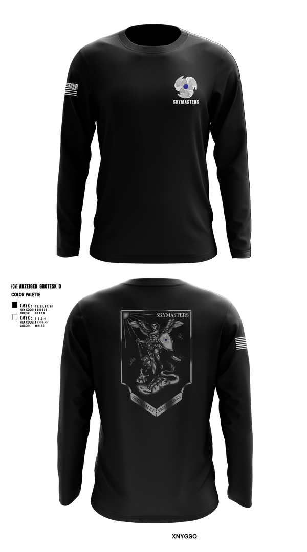 Long Sleeve Performance Shirt, 1-222 Aviaition Regiment, Army, Teamtime, Team time, sublimation, custom sports apparel, team uniforms, spirit wear, spiritwear, sports uniforms, custom shirts, team store, custom team store, fundraiser sports, apparel fundraiser