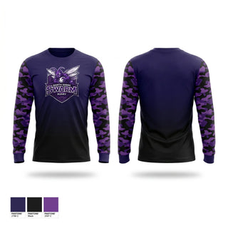 Long Sleeve Performance Shirt, North Shore Swarm Rugby, Rugby, Teamtime, Team time, sublimation, custom sports apparel, team uniforms, spirit wear, spiritwear, sports uniforms, custom shirts, team store, custom team store, fundraiser sports, apparel fundraiser