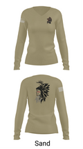 101st airborne 1-327 35416174 Women's Long Sleeve V-neck Shirt - 97
