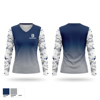 Boydballers Women's Long Sleeve V-neck Shirt - 1