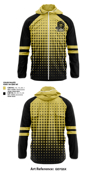 Windbreaker, Gt lions, , Teamtime, Team time, sublimation, custom sports apparel, team uniforms, spirit wear, spiritwear, sports uniforms, custom shirts, team store, custom team store, fundraiser sports, apparel fundraiser