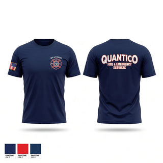 Short Sleeve Performance Shirt, Quantico Fire and Emergency Services, Fire Department, Teamtime, Team time, sublimation, custom sports apparel, team uniforms, spirit wear, spiritwear, sports uniforms, custom shirts, team store, custom team store, fundraiser sports, apparel fundraiser