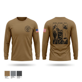 Long Sleeve Performance Shirt, NSWG-1 Medical, Navy, Teamtime, Team time, sublimation, custom sports apparel, team uniforms, spirit wear, spiritwear, sports uniforms, custom shirts, team store, custom team store, fundraiser sports, apparel fundraiser