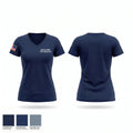Veterans Affairs Police Department Women's Short Sleeve V-neck Shirt - 1