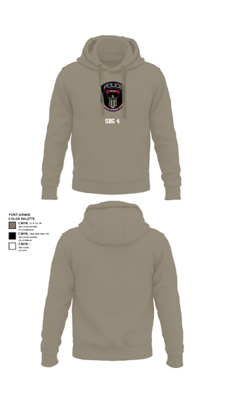 Hoodie, SRG 4, Police, Teamtime, Team time, sublimation, custom sports apparel, team uniforms, spirit wear, spiritwear, sports uniforms, custom shirts, team store, custom team store, fundraiser sports, apparel fundraiser