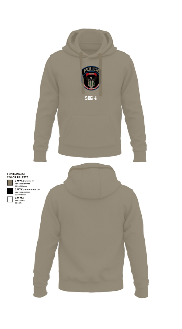 Hoodie, SRG 4, Police, Teamtime, Team time, sublimation, custom sports apparel, team uniforms, spirit wear, spiritwear, sports uniforms, custom shirts, team store, custom team store, fundraiser sports, apparel fundraiser