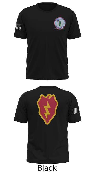 2-35 Infantry Batallion 77036654 Short Sleeve Performance Shirt - 36