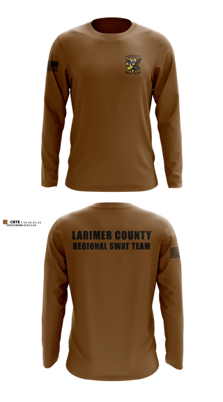 Long Sleeve Performance Shirt, Larimer County Swat, Police, Teamtime, Team time, sublimation, custom sports apparel, team uniforms, spirit wear, spiritwear, sports uniforms, custom shirts, team store, custom team store, fundraiser sports, apparel fundraiser