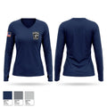 Parma Police Department Women's Long Sleeve V-neck Shirt - 1
