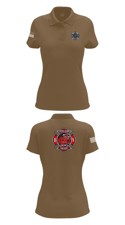 Central 9971313 Women's Short Sleeve Performance Polo  - 15