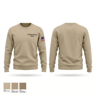 Crew Neck Sweatshirt, Surfside Beach Police, Police, Teamtime, Team time, sublimation, custom sports apparel, team uniforms, spirit wear, spiritwear, sports uniforms, custom shirts, team store, custom team store, fundraiser sports, apparel fundraiser