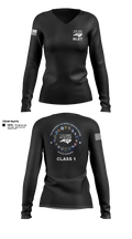 The UNC System BLET Women's Long Sleeve V-neck Shirt - 11