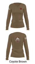 Rattlesnake ridge fire 47911181 Women's Long Sleeve V-neck Shirt - 17