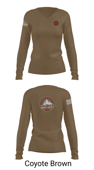 Rattlesnake ridge fire 47911181 Women's Long Sleeve V-neck Shirt - 17