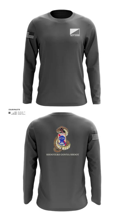 3rd Cavalry regiment 85953709 Long Sleeve Performance Shirt 21