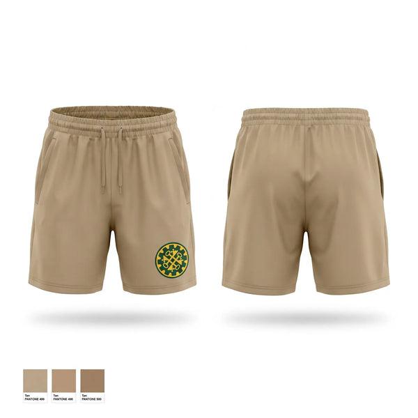 Athletic Shorts With Pockets, 210 MP BN, Army, Teamtime, Team time, sublimation, custom sports apparel, team uniforms, spirit wear, spiritwear, sports uniforms, custom shirts, team store, custom team store, fundraiser sports, apparel fundraiser