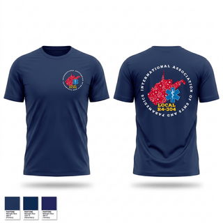 Short Sleeve Performance Shirt, IAEP Local 304, EMS/EMT, Teamtime, Team time, sublimation, custom sports apparel, team uniforms, spirit wear, spiritwear, sports uniforms, custom shirts, team store, custom team store, fundraiser sports, apparel fundraiser