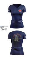 West Metro Fire Station 7 24864665 Women's Short Sleeve V-neck Shirt - 101